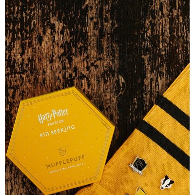 Hufflepuff Fan Club Pin Set - 6-Piece Enamel Pins