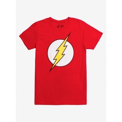 DC Comics Classic Flash Men's Cotton Cosplay T-Shirt