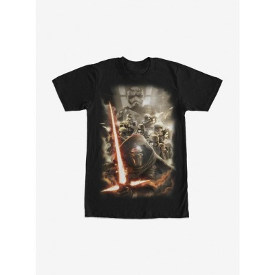 Star Wars First Order Reinforcements Black T-Shirt - Unisex