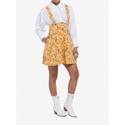 Disney Chip 'N' Dale Floral Acorn Suspender Skirt for Girls