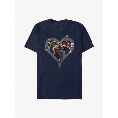 Disneyan Kingdom Hearts Sora Goofy Donald Men's Cotton T-Shirt