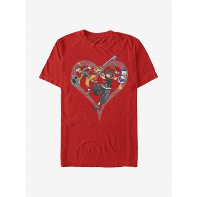 Disneyan Kingdom Hearts Sora Goofy Donald Men's Cotton T-Shirt
