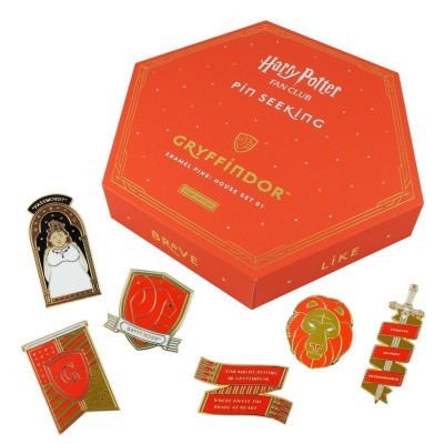 First Edition Gryffindor Enamel Pin Set Collection