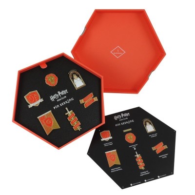 First Edition Gryffindor Enamel Pin Set Collection