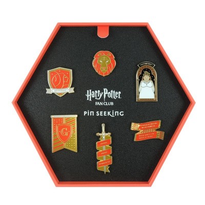 First Edition Gryffindor Enamel Pin Set Collection