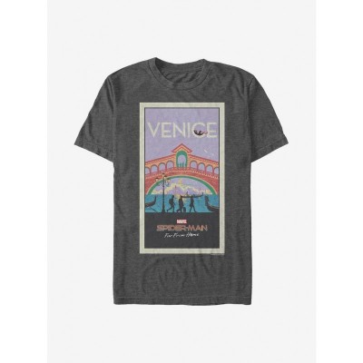 Marvel Grey Venice Spider-Man T-Shirt for Men