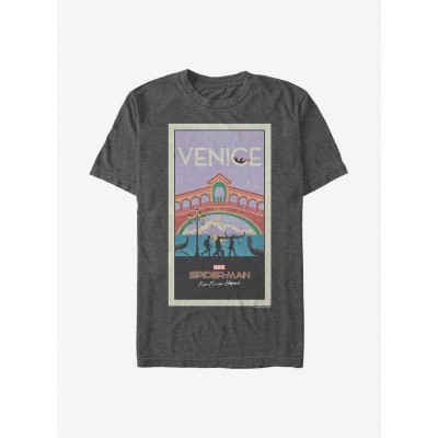Marvel Grey Venice Spider-Man T-Shirt for Men