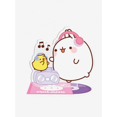 Molang Official Acryl Figure Set with Flower and Music Themes