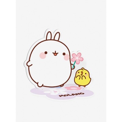 Molang Official Acryl Figure Set with Flower and Music Themes