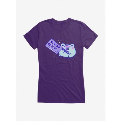 Rainylune The Frog Knife T-Shirt for Girls