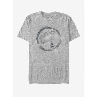 Marvel Thor Endgame Logo Unisex Grey T-Shirt