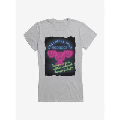 National Lampoon Christmas Vacation Neon "Can I Refill Your Eggnog" Graphic Tee
