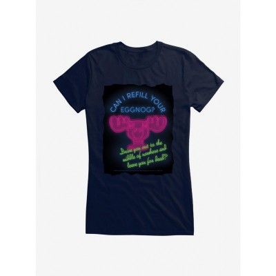 National Lampoon Christmas Vacation Neon "Can I Refill Your Eggnog" Graphic Tee