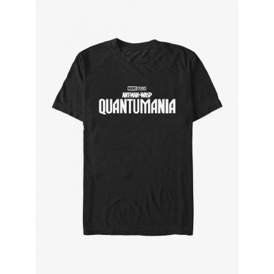 Marvel Ant-Man and the Wasp Quantumania Logo Soft Tee - Black Men's
