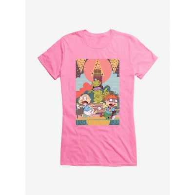 Rugrats Reptar Adventure Girls Cotton T-Shirt