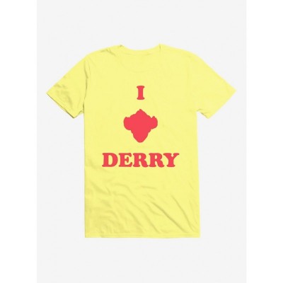 IT Chapter 2 Pennywise Derry Script Tee - Lightweight Men's Cotton