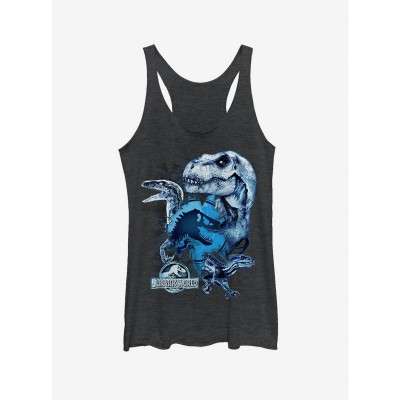 Jurassic World Dinosaur Frost Tee for Girls - Black