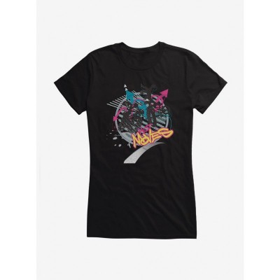 Looney Tunes Neon Girls Trendy T-Shirt