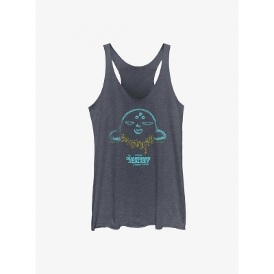 Marvel Guardians of the Galaxy Holiday Alien Girls Tank Top - Blue