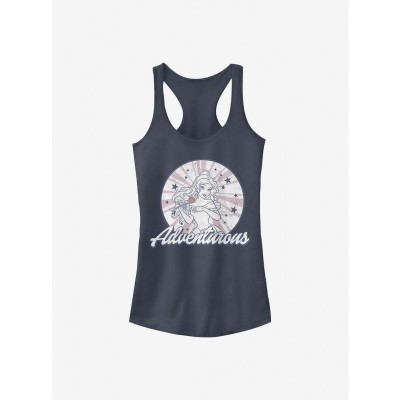 Adventurous Belle from Beauty And The Beast Girls Tank Top - BLUE