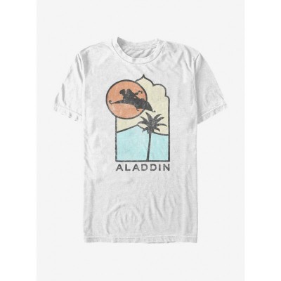 Disney Aladdin 2019 Magic Carpet Ride Men's Cotton T-Shirt - White