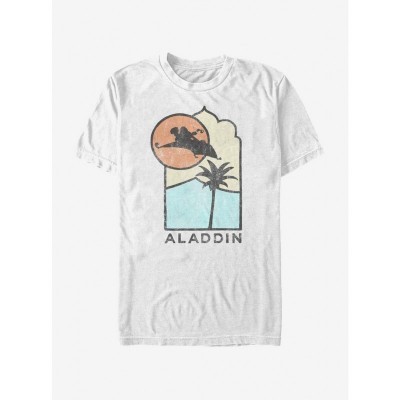 Disney Aladdin 2019 Magic Carpet Ride Men's Cotton T-Shirt - White