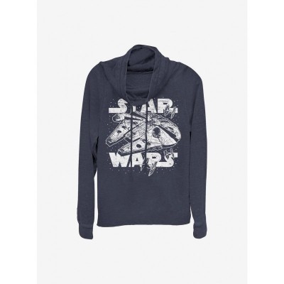 Star Wars Hyperdrive Adventure Long-Sleeve Top for Girls - Blue