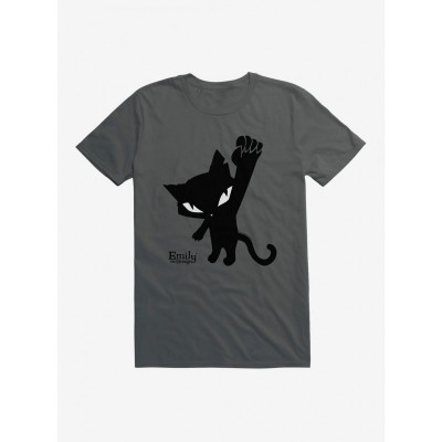 Emily Strange Cat Power Unisex Grey T-Shirt