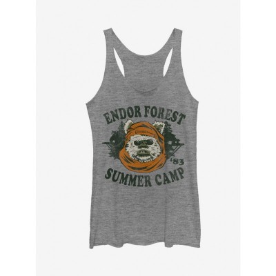 Star Wars Ewok Summer Camp Grey Tank Top for Girls