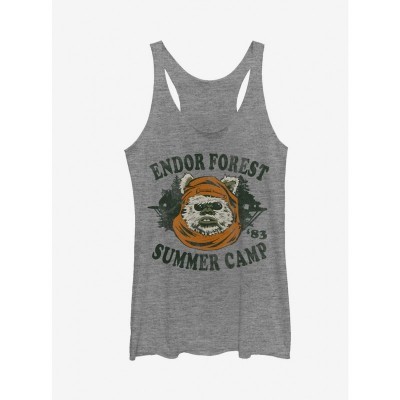 Star Wars Ewok Summer Camp Grey Tank Top for Girls
