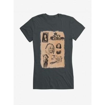 Chilling Sabrina Horror Art Tee for Girls