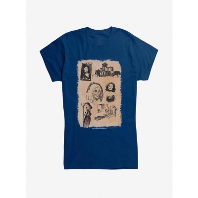 Chilling Sabrina Horror Art Tee for Girls