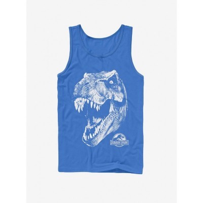 Jurassic Park T-Rex Unisex Tank Top - Grey