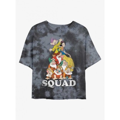 Disney Snow White Crop T-Shirt for Girls - Multi Color Tie-Dye