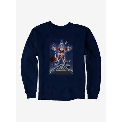 Christmas Vacation Movie Poster Men's Heavyweight Fleece Sweatshirt