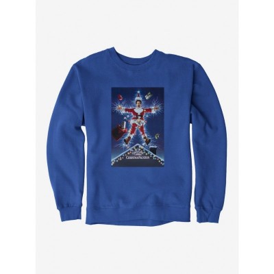 Christmas Vacation Movie Poster Men's Heavyweight Fleece Sweatshirt
