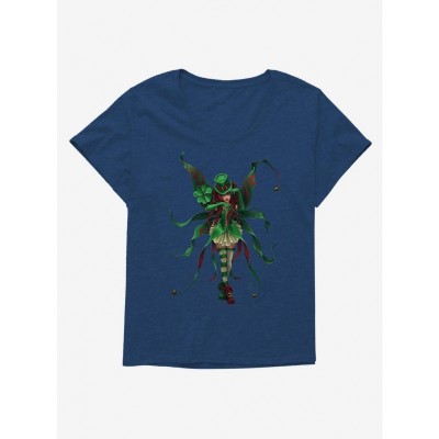 Trick Clover Plus Size Fairy Girls T-Shirt - Lightweight Cotton Tee