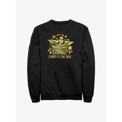 The Mandalorian Child Graphic Sweatshirt for Men - Black