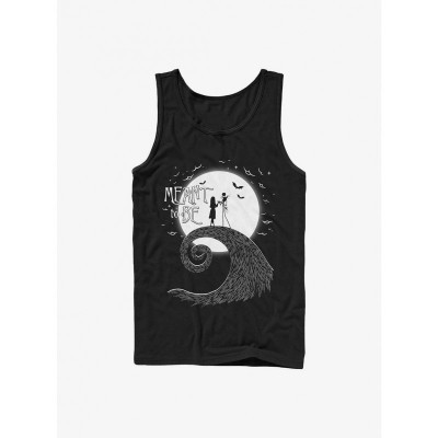 The Nightmare Before Christmas Jack & Sally Black Forever Tank Top - Men's Size