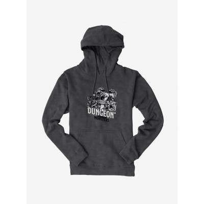 Dungeons & Dragons Creatures Group Unisex Hoodie - Grey