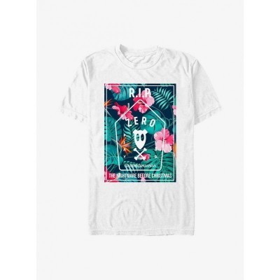 Disney Tropical Zero The Nightmare Before Christmas Unisex T-Shirt - White