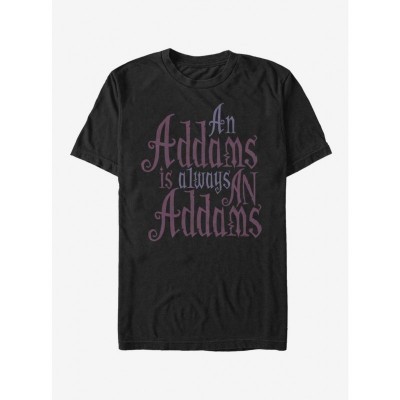 The Addams Family Always An Addams Unisex T-Shirt - Black