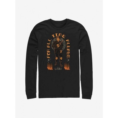 Marvel Loki Timeless Long-Sleeve T-Shirt for Men - Black
