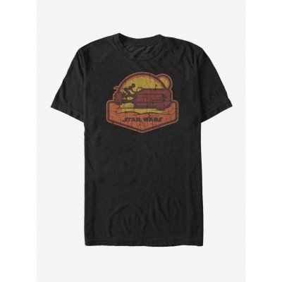Star Wars Rey Speeder Graphic Tee - Black Unisex