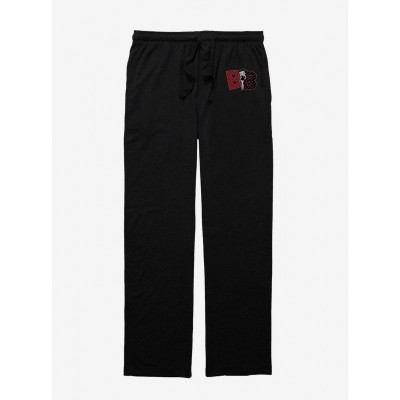 Betty Boop Unisex Black Pajama Pants with Comfortable Fit