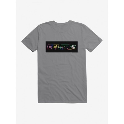 Felix The Cat Neon Space T-Shirt for Men - Lightweight Cotton