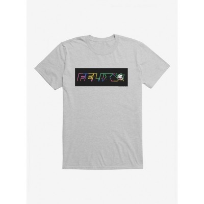 Felix The Cat Neon Space T-Shirt for Men - Lightweight Cotton