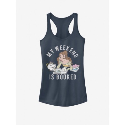 Disney Classic Beauty and the Beast Booked Girls Tank Top - Blue