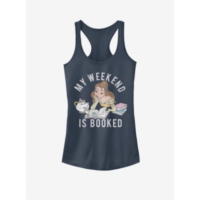 Disney Classic Beauty and the Beast Booked Girls Tank Top - Blue