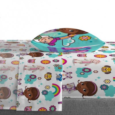 Doc McStuffins Soft Comfort Sheet Set - Twin/Full Size for Boys & Girls